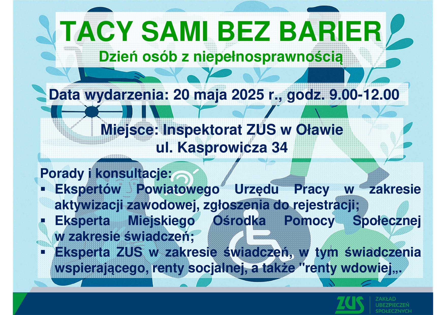 Obrazek dla: Tacy sami, bez barier. Dzień osób z niepełnosprawnościami