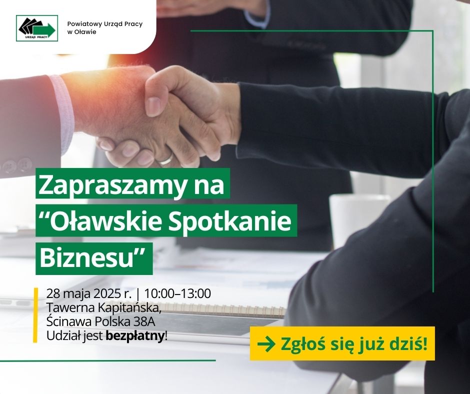 Zdjęcie artykułu Zapraszamy na „Oławskie Spotkanie Biznesu”